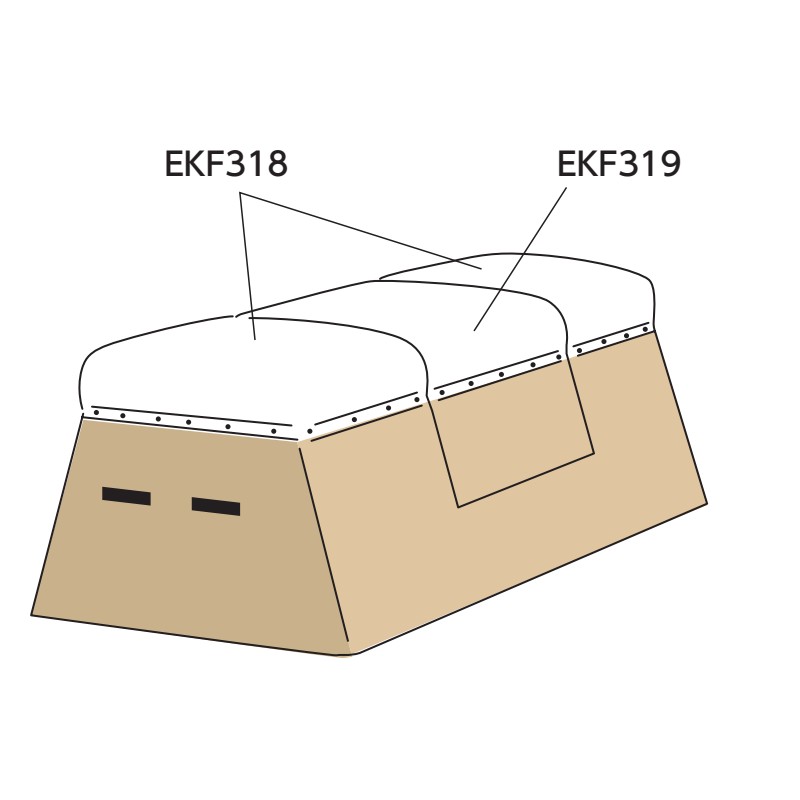楽天市場】とび箱リペアセット A 3C EKF036 体操 とび箱 リペアセット