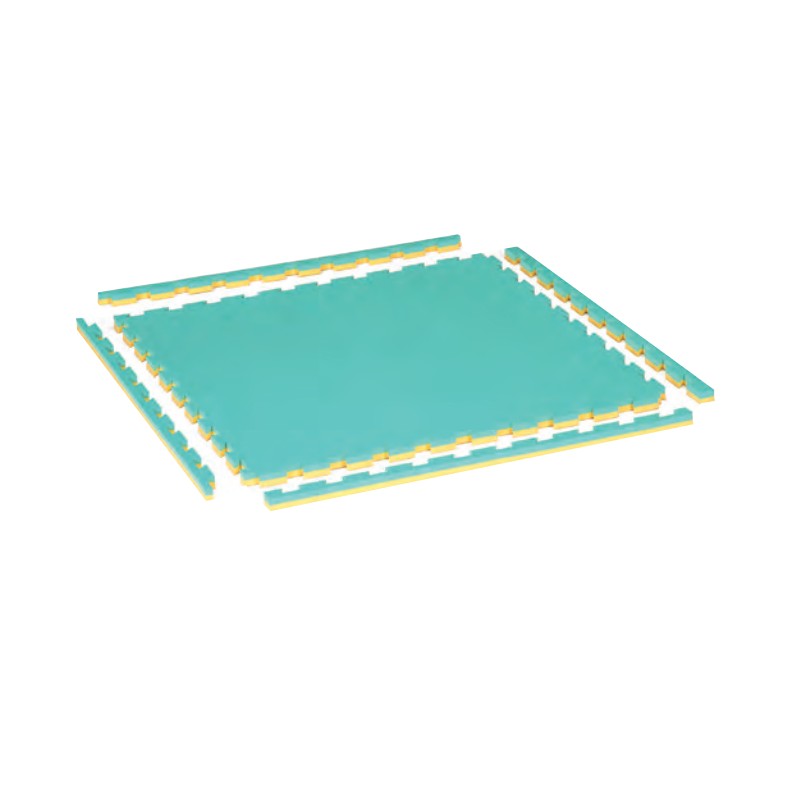 受注生み出すこと コーナーフロアマット 30 EKH099 色つやより分ける 100×100×3糎 柔軟体操 立ち会い場つや消し EVA EVERNEW エバニュー Sス 代引不可