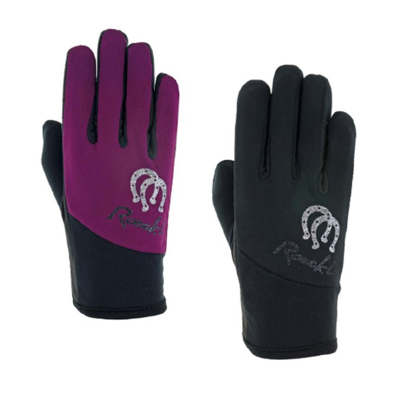 乗馬　グローブ　手袋　Roeckl ロッケル　カバロ　ネイビー　サイズ7.0 ロッケル 乗馬 手袋 カーキ 茶 モカ