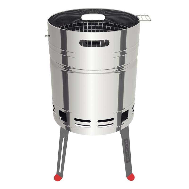 バーベキューコンロ 炭火用 筒型バーベキューグリル TCP-400 26500/006 グリル バーベキュー BBQ シュラスコ トラモンティーナ 福KD