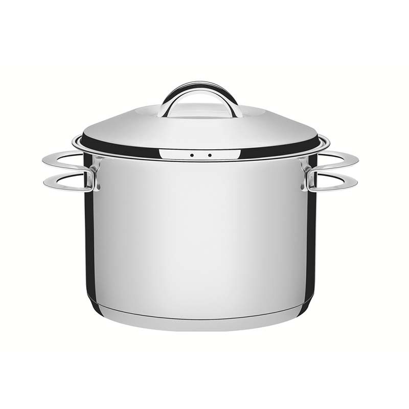 鍋 ストックポット 24cm 62505/240 IH対応 両手鍋 キッチンツール 調理器具 ソラール トラモンティーナ 福KD｜プラスワイズ ホームセンター店