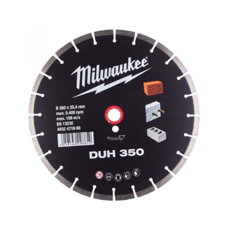 電動手道具 350粍 ダイヤモンドブレード 4932471986 一部分型 石工用 MX FUEL 力強さ裁断師用 切りはなす 節する milwaukee ミルウォーキー TコD