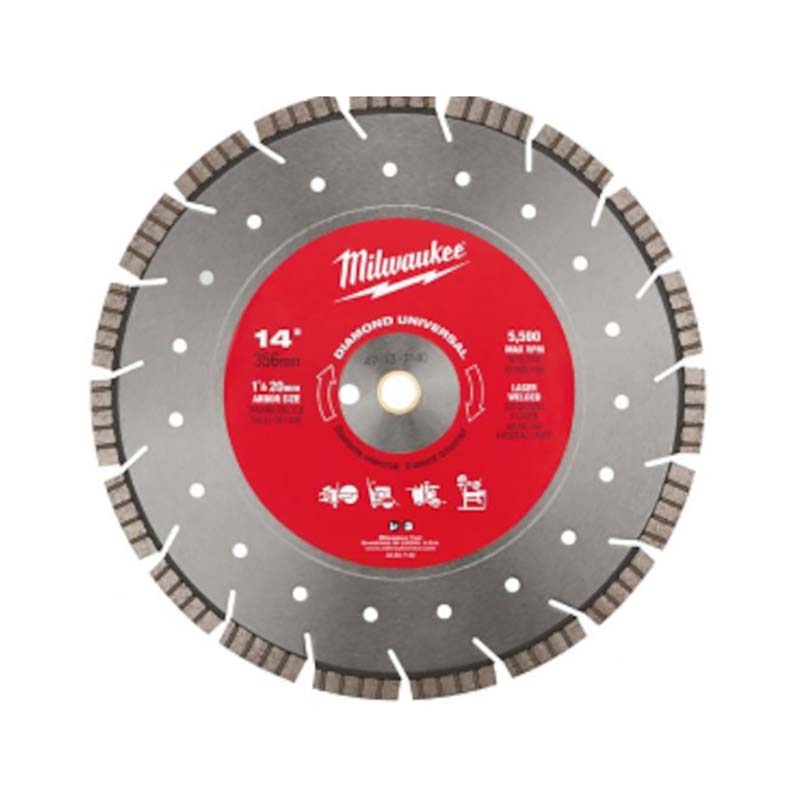 電動工具 14インチ 356mm ダイヤモンドブレード 49-93-7140 セグメントウェーブ型 MX FUEL パワーカッター用 切断 切削 milwaukee ミルウォーキー TコD