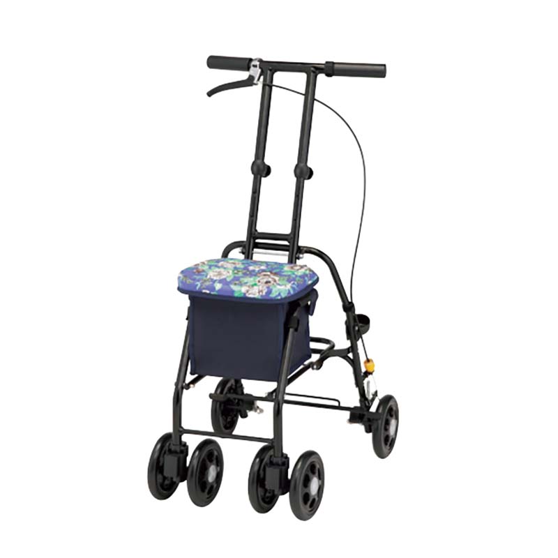シルバーカー コンパクトタイプ スリムムーブ カラー選択 介護用品 歩行補助 キャリー 運搬 軽量 コンパクト 折り畳み マキテック 金TD|プラスワイズ ホームセンター店