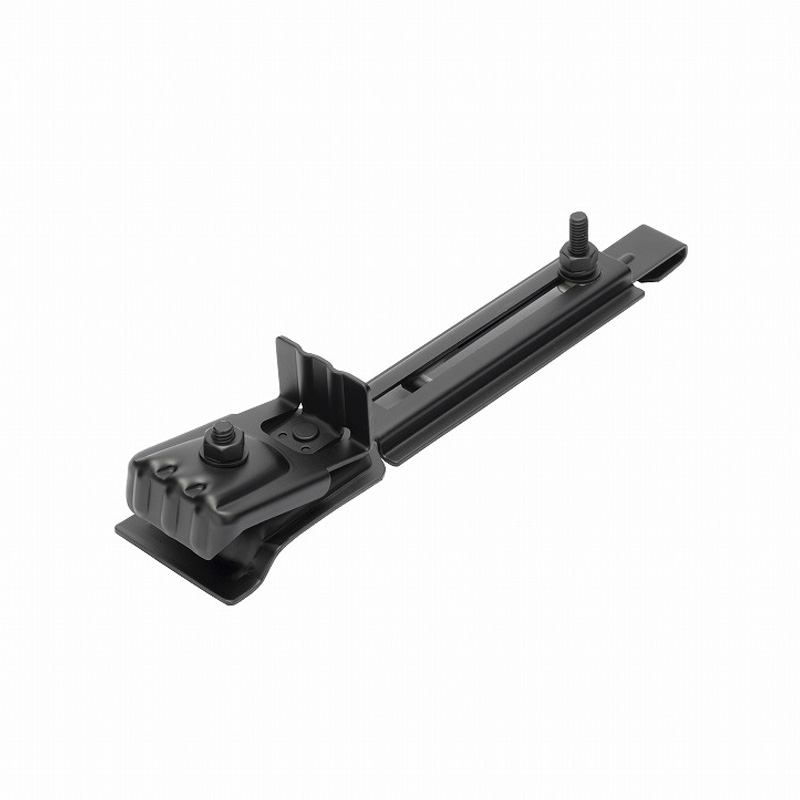 雪止金具 専用取付金具 横葺用 シングル  TK-001 36個入 スチールタイプ ブラック スノーキング クリスタル 雪止め 後付け 屋根 融雪 JIGハラダ 代引不可