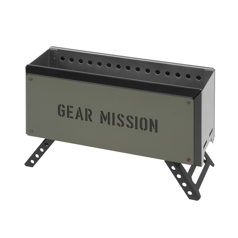 焚火台 BF-GM1 アウトドア キャンプ バーベキュー 薪 焚火き台 たき火 GEAR MISSON TOYOTOMI トヨトミ D|プラスワイズ ホームセンター店