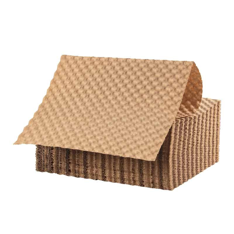 緩衝材 折り畳みバブルクッションペーパー 茶色 38cm&times;327m プチプチ 代用品 エアークッション Amezon アメゾン 三冨 代引不可｜プラスワイズ ホームセンター店