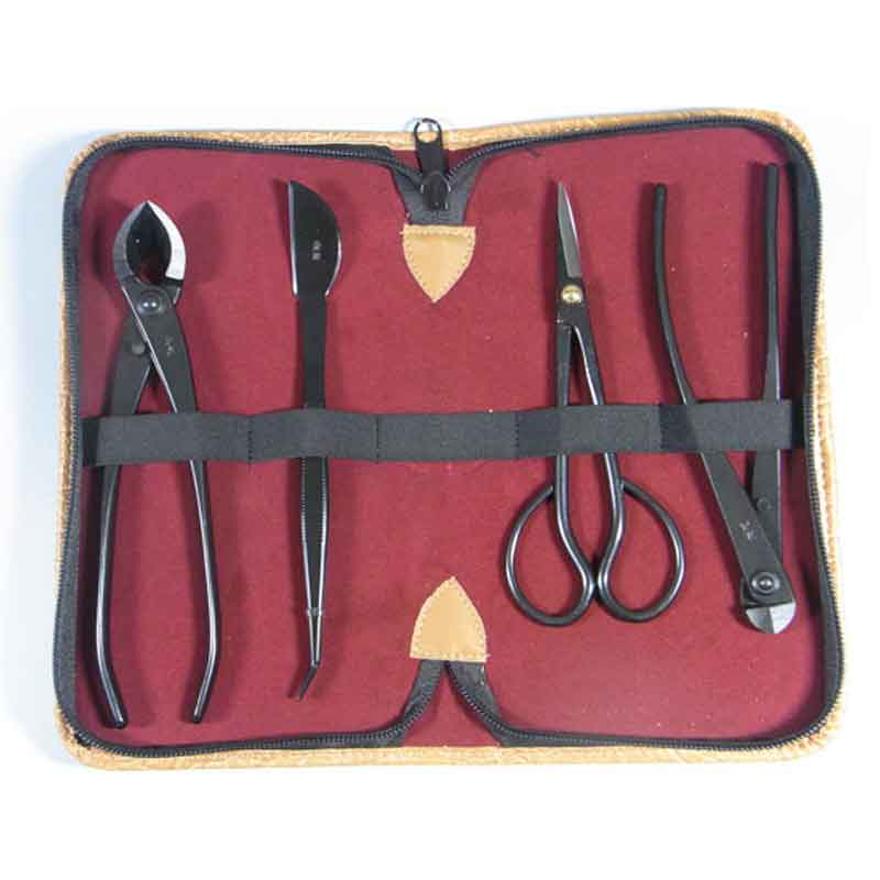 楽天市場】盆栽道具 7点セット 176 盆栽鋏 又枝切 針金切 ピンセット