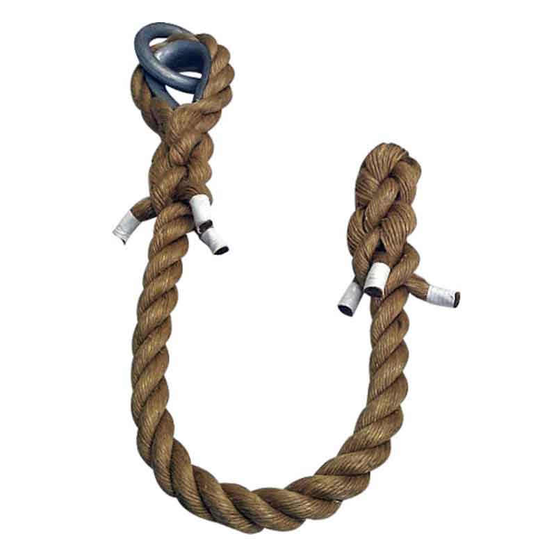 ロープ サイザル麻製 クライミングロープ 5m SISAL-HEMP-CLIMBING-ROPE305 リング 連結金具 登山 クライミング スポーツ 254-0686 まつうら工業 Tコ 代引不可