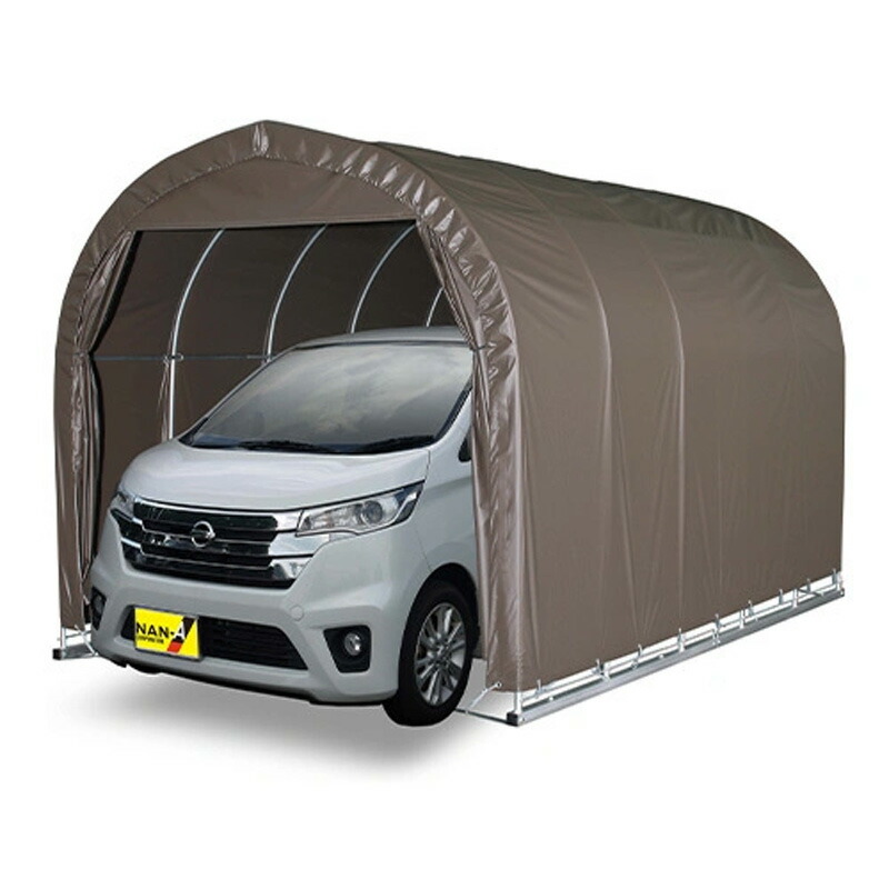 車宿り 煙管車宿り 2540B SB 軽自動車用 百貨店赤銅色 軍事基地式 居敷き 車宿り 南栄加工 D