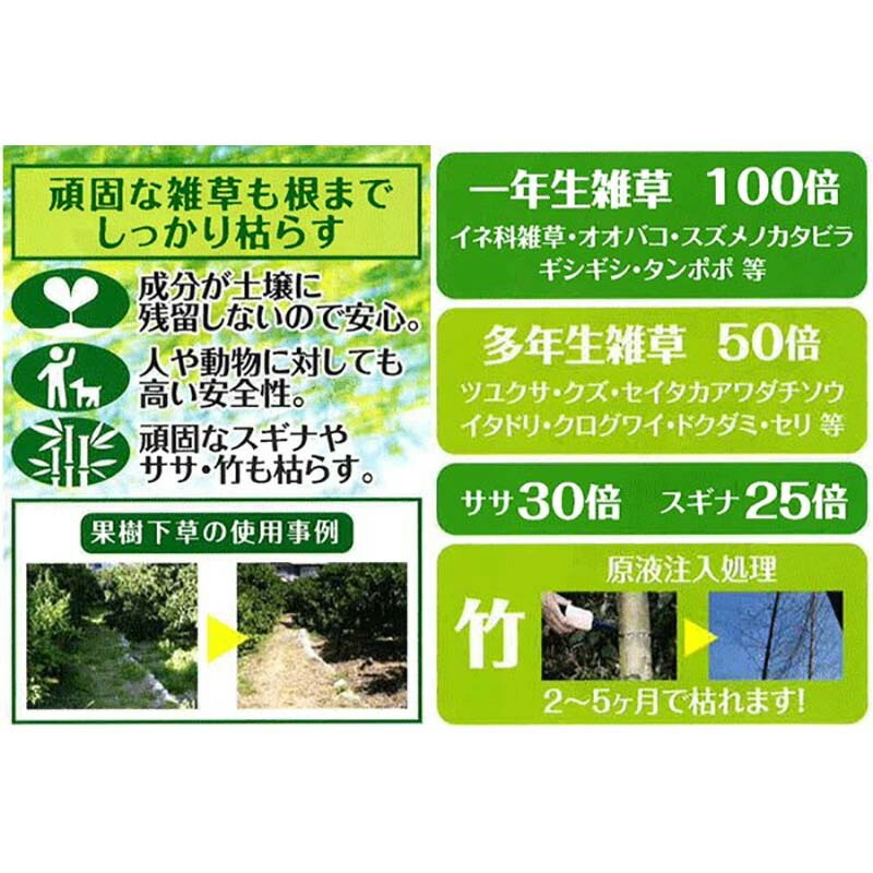 お気にいる】 除草剤 サンフーロン 2L 10本セット 根まで枯らす グリホサート 系 除草 剤 頑固な スギナ どくだみ 竹 笹 日BDZ  fucoa.cl