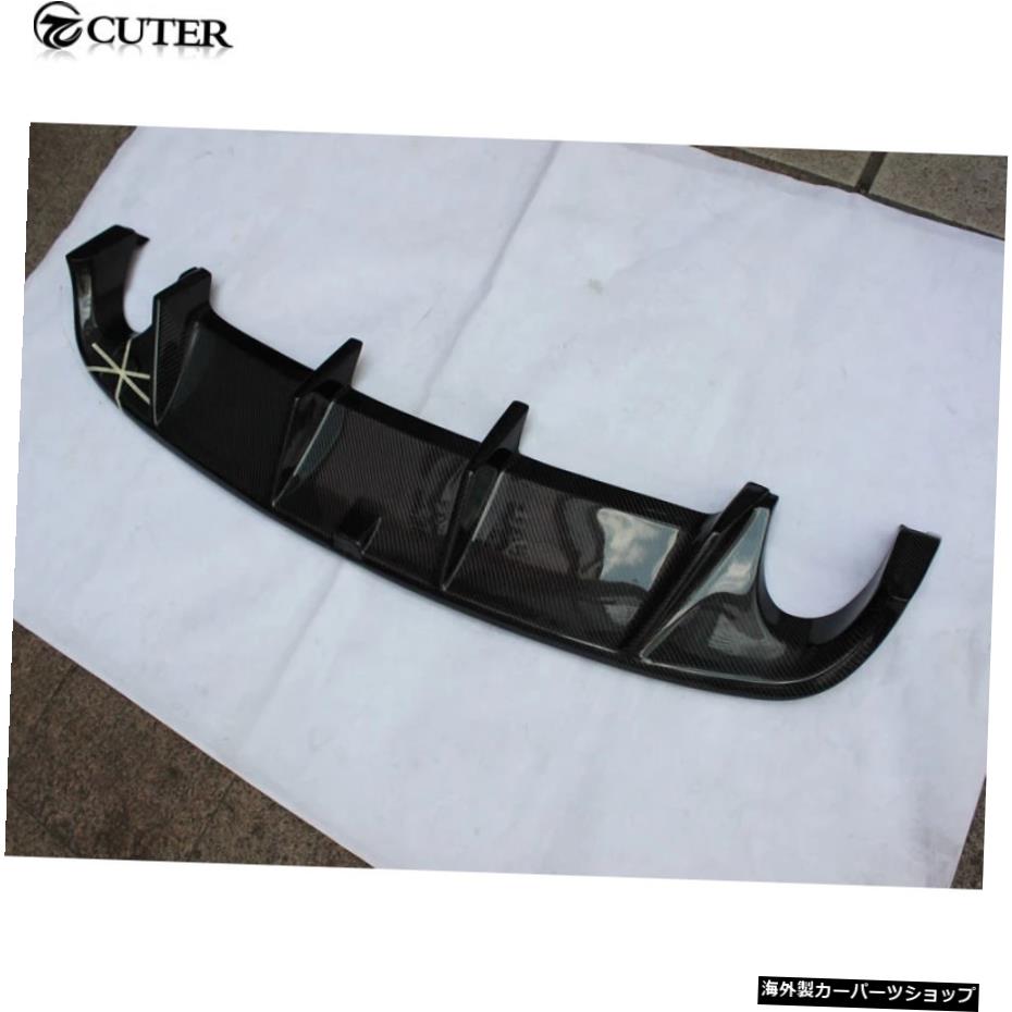 Golf 6 Mk6GtiJskスタイルカーボンファイバーリアバンパーディフューザーリップバイラテラルシングルアウトforVwGolf 6 Mk6 Gti Bumper 2010-2013 Golf 6 Mk6 Gti Jsk Style Carbon Fiber Rear Bumper Diffuser Lip Bilateral Single Out for Vw Golf 6 Mk6 G【並行輸入品】
