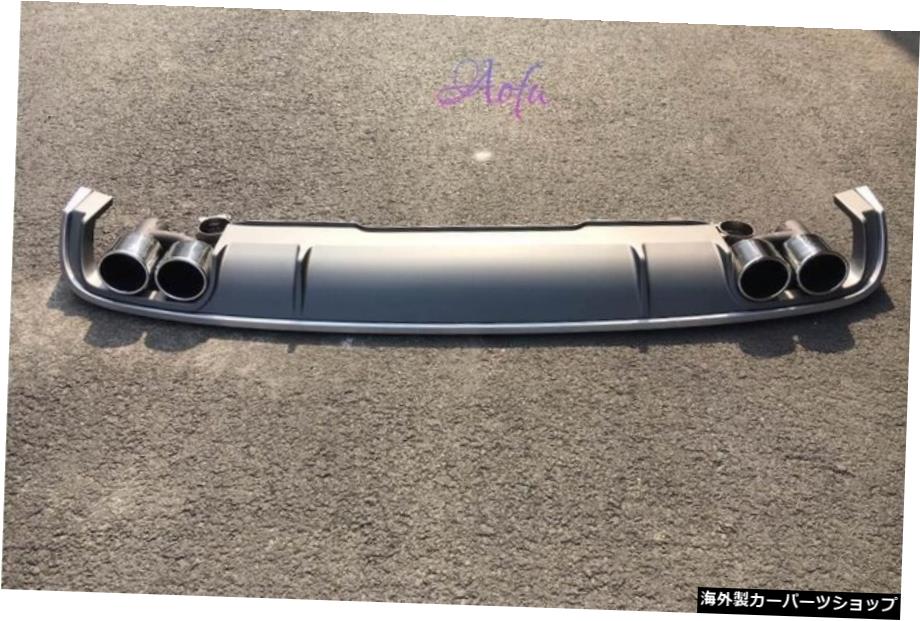 【ダークグレー】A4B9S4フロントバンパーオートリアディフューザーリップエキゾーストテールパイプアウディA4S4車体キット16-18 【Dark Grey】A4 B9 S4 Front Bumper Auto Rear Diffuser Lip Exhaust Tail Pipes for Audi A4 S4 Car Body Kit 16-18【並行輸入品】