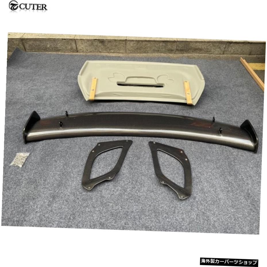【ハーフカーボンファイバー】911991.1991.2GT2RSスタイルカーボンファイバーFrpリアスポイラーウィングポルシェ911カレラ991.1991.210-18 【HALF CARBON FIBER】911 991.1 991.2 GT2 RS Style Carbon Fiber Frp Rear Spoiler Wing for Porsche 911 Carrera 9【並行輸入品】