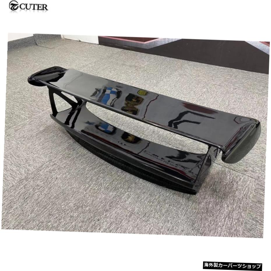 【フルカーボン】最新の911992カーボンファイバーリアスポイラーファイバーグラスウィング、ポルシェ911992カレラカーボディキット用スタンド付き 【FULL CARBON】Newest 911 992 Carbon Fiber Rear Spoiler Fiber Glass Wing with Stand for Porsche 911 992 【並行輸入品】