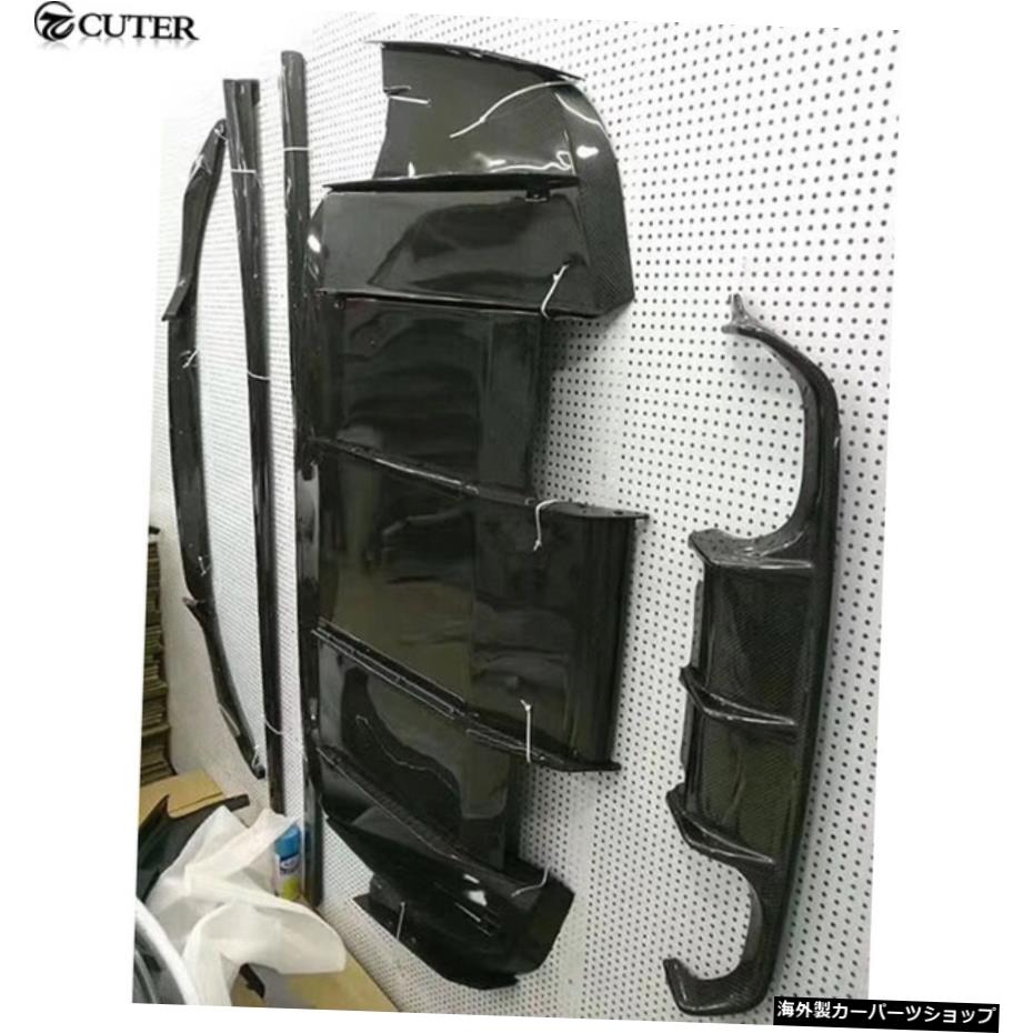 【リアディフューザー】F80M3F82M4カーボディキットカーボンファイバーフロントリップリアディフューザーサイドスカートBMWF80M3F82M4バリススタイル15-17 【REAR DIFFUSER】F80 M3 F82 M4 Car Body Kit Carbon Fiber Front Lip Rear Diffuser Side Skirts for【並行輸入品】