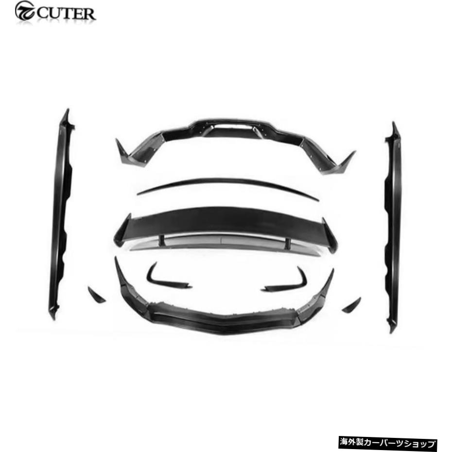 【リアディフューザー】AmgGtGtsカーボディキットカーボンファイバーフロントバンパーリップリアディフューザーサイドスカートメルセデスベンツ用リアスポイラーAmgGtGts 15-16 【REAR DIFFUSER】Amg Gt Gts Car Body Kit Carbon Fiber Front Bumper Lip Rear【並行輸入品】