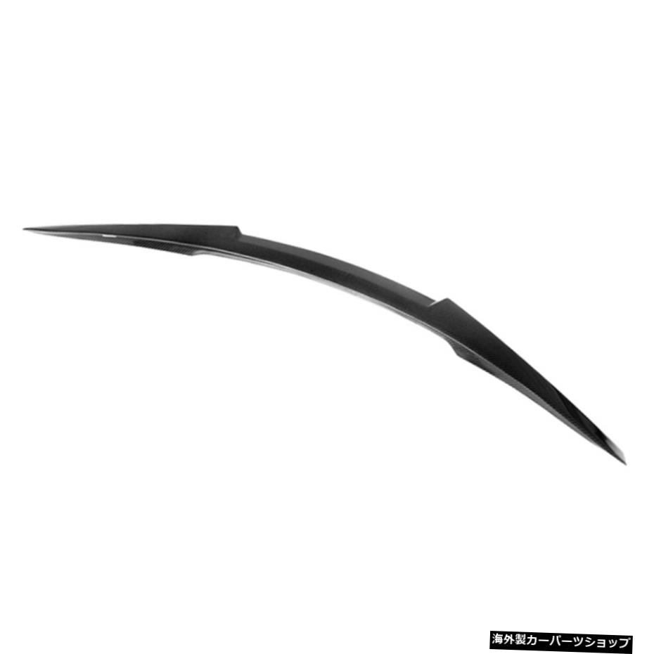 【M4】M4スタイルリアルカーボンファイバーリアスポイラールーフウイングトランクテールテスラモデルS2014アップ 【M4】M4 Style Real Carbon Fiber Rear Spoiler Roof Wing Trunk Tail For Tesla Model S 2014 Up【並行輸入品】