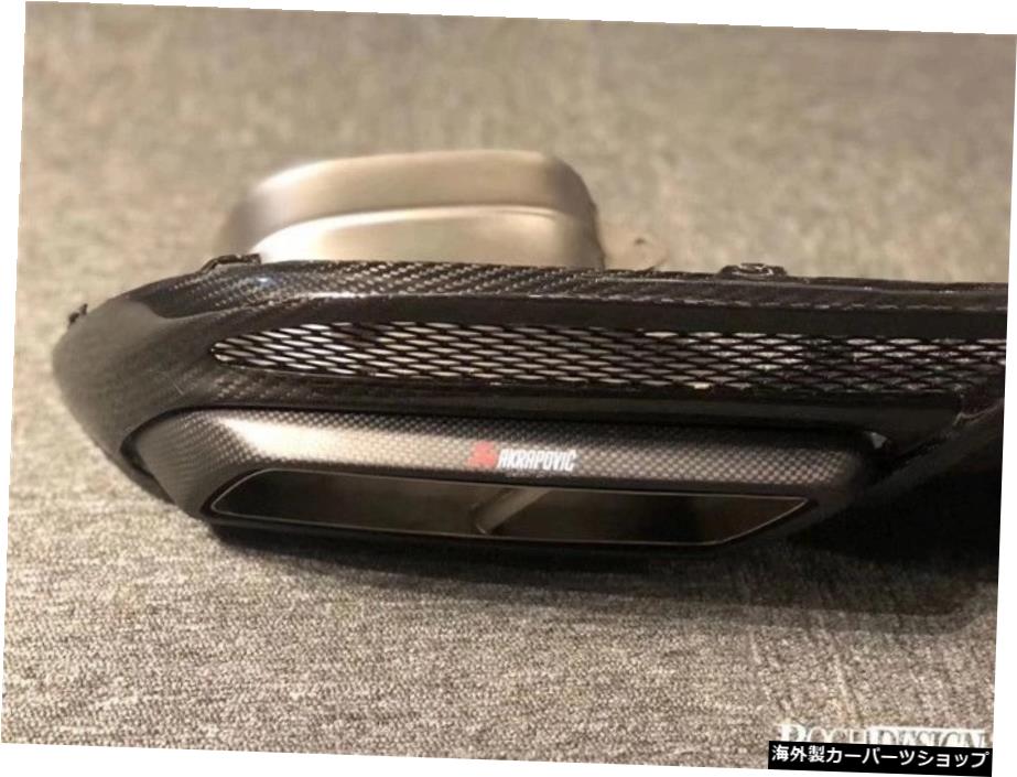CクラスベンツEクラスGlcGleGlsクラススコーピオAkテールスロートAmgスクエアマウスカーボン Suitable for C-class Benz E-class Glc Gle Gls Class Scorpio Ak Tail Throat Amg Square Mouth Carbon【並行輸入品】