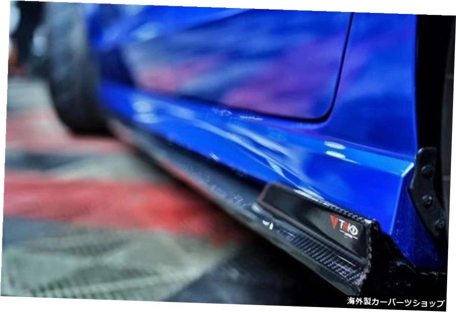 【サイドスカート】Rs3アウディモディファイドタクドドライフロントサイドスカートリーフプレートカーボンファイバーリアリップテール航空機カバーに最適 【Side skirt】Suitable for Rs3 Audi Modified Takd Dry Front Side Skirt Leaf Plate Carbon Fiber Re【並行輸入品】