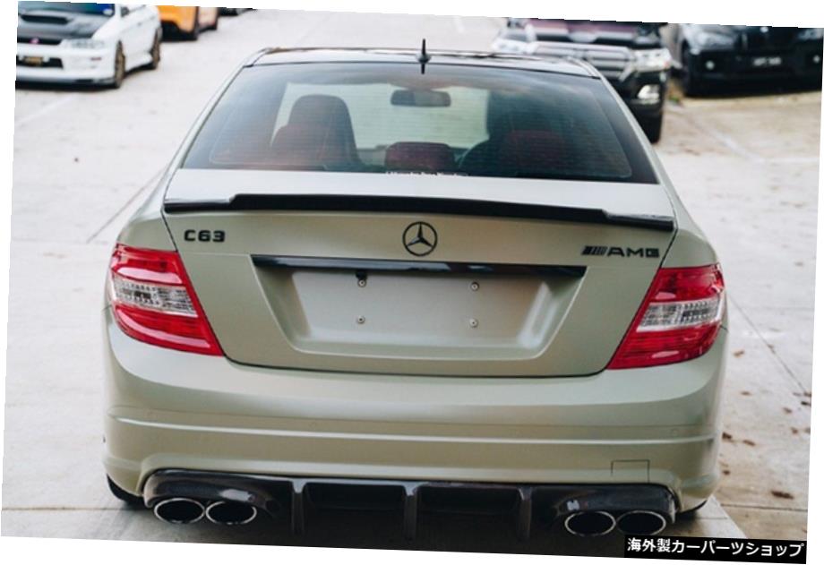 【バボステール】12-14ベンツCクラスC63モディファイドカーボンファイバーAmgリップブレードとリアショベルスポイラーテールに適合 【Babos Tail】Suitable for 12-14 Benz C-class C63 Modified Carbon Fiber Amg Lip Blade and Rear Shovel Spoiler Tail【並行輸入品】|Us Custom Parts Shop USDM