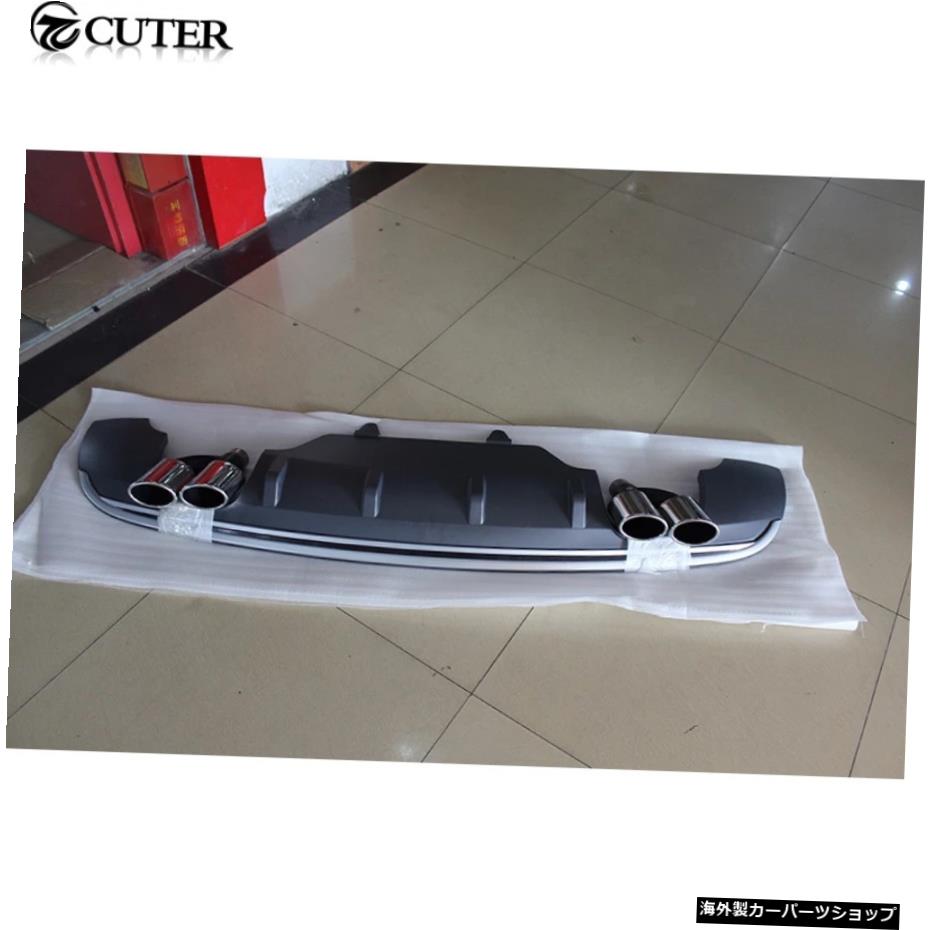 Q5Rsq5アウディ用リアバンパーディフューザーリップエキゾーストパイプQ5Rsq513-16 Q5 Rsq5 Rear Bumper Diffuser Lip Exhaust Pipes for Audi Q5 Rsq5 13-16【並行輸入品】
