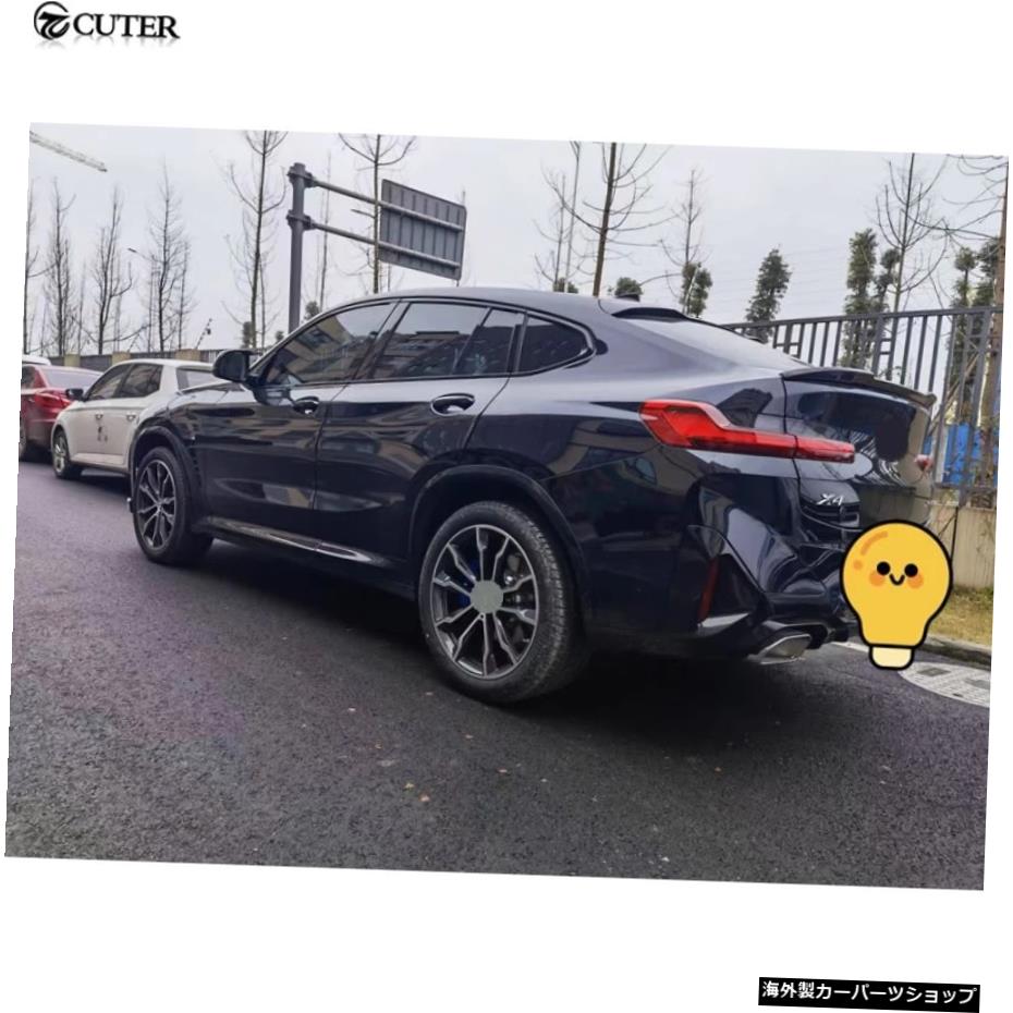 G02X4X4MコンペティションスタイルABSフロントリップスプリッターグリルリアディフューザーリアスポイラーミラーカバーBMWG02X4車体キット G02 X4 X4M Competition style ABS Front Lip Splitter grills rear diffuser Rear spoiler Mirror Cover for BMW G02 【並行輸入品】