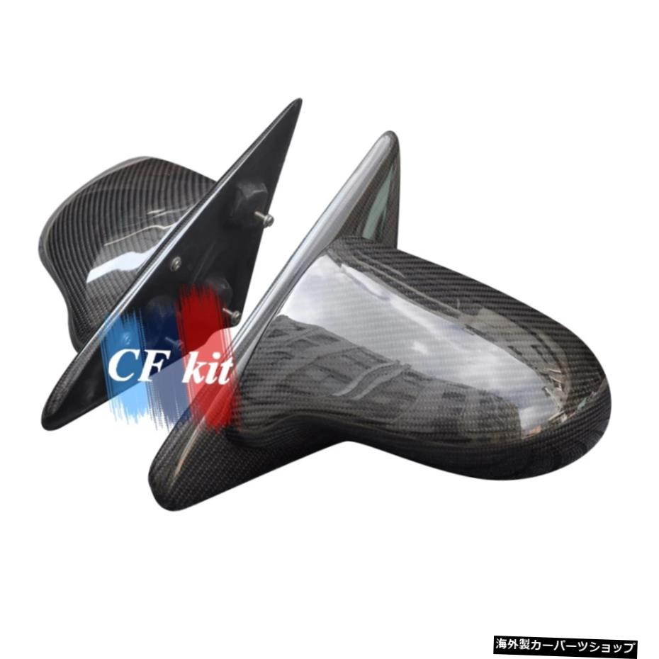 ホンダシビックEGK6用3ドアスプーンハッチバックリアルカーボンファイバーサイドドアマニュアルミラー1992-1995カーアクセサリー For Honda Civic EG K6 3Door Spoon HATCHBACK Real Carbon Fiber Side Door Manual Mirrors 1992-1995 Car Accessories【並行輸入品】