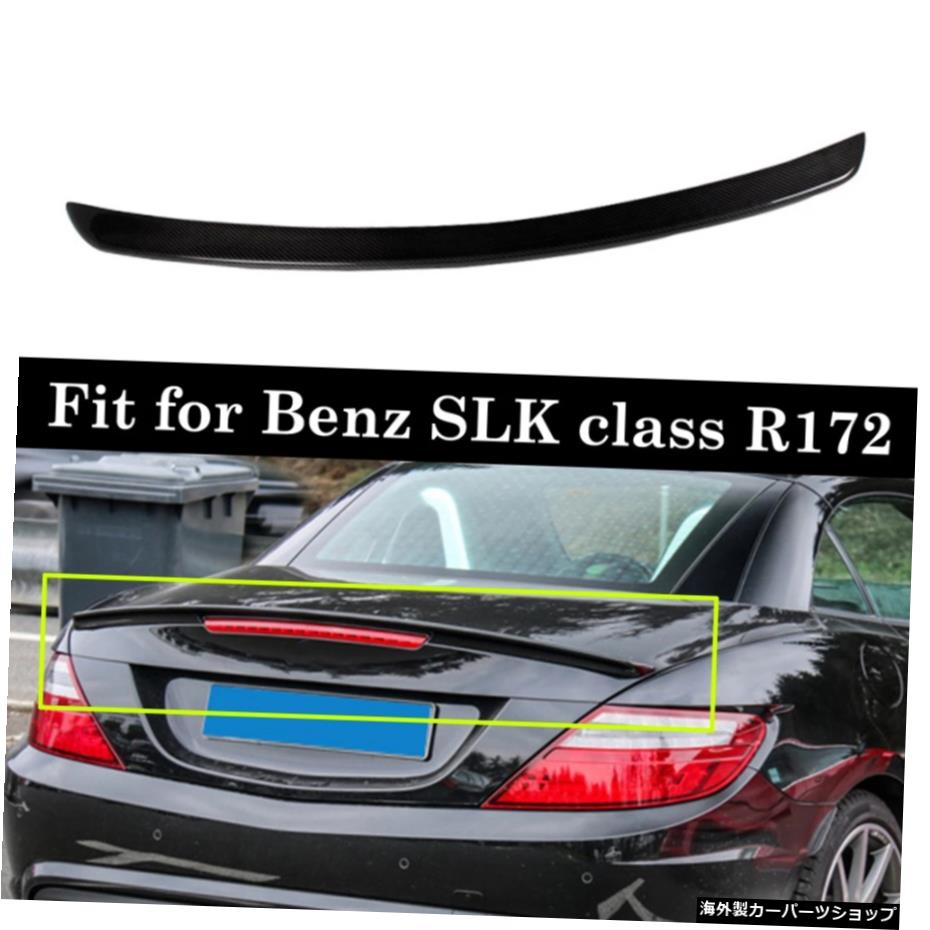 メルセデスSLKクラスR172SLK250SLK200 SLK350 SLK55 2012+ Carbon Spoiler Rear Car Wing Bumper For Mercedes SLK class R172 SLK250 SLK200 SLK350 SLK55 2012+【並行輸入品】