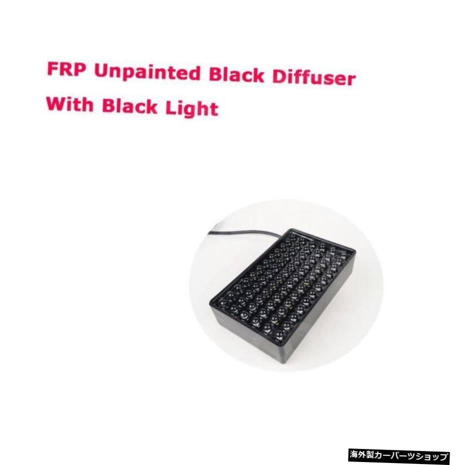 【FRP無塗装ブラック】BMW3シリーズF30F35Mスポーツ用LEDライト付きカーボンファイバーリアバンパーリップディフューザー2012-20144つのアウトレットエキゾーストチップガード 【FRP Unpainted Black】Carbon Fiber Rear Bumper Lip Diffuser With LED Light F【並行輸入品】｜Us Custom Parts Shop USDM