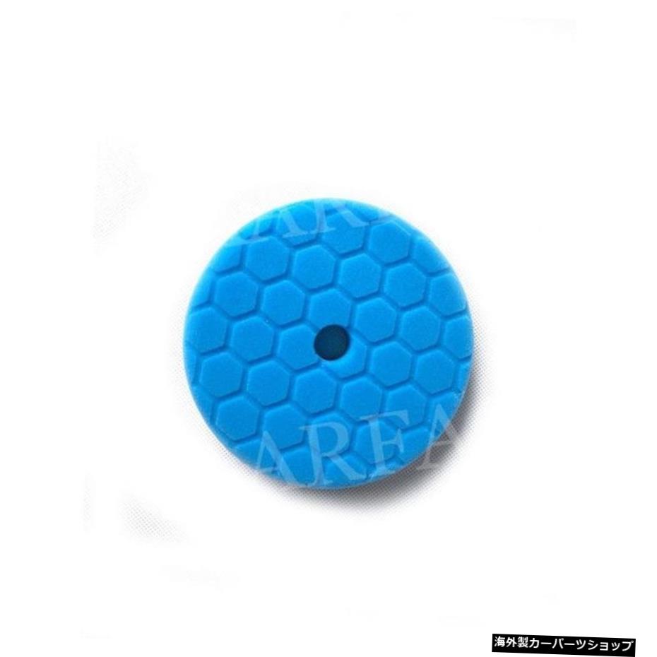 【青】1PCS3"/ 5" /6"カースポンジバフ研磨パッド＆DA / RO/GAカーバッファーポリッシャーFスタイル用バフパッド 【Blue】1 PCS 3\