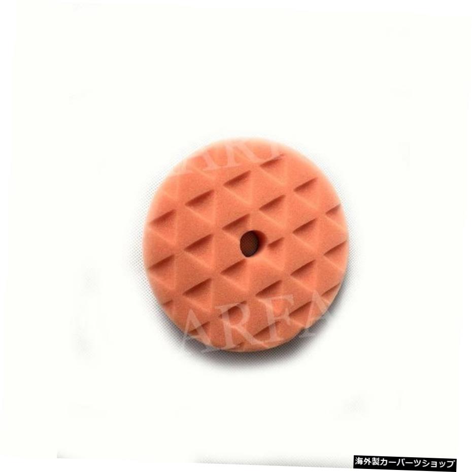 【オレンジ】3"/5" /6"カースポンジバフ研磨パッド＆DA / RO/GAカーバッファーポリッシャーデコレーション用バフパッド 【Orange】3\