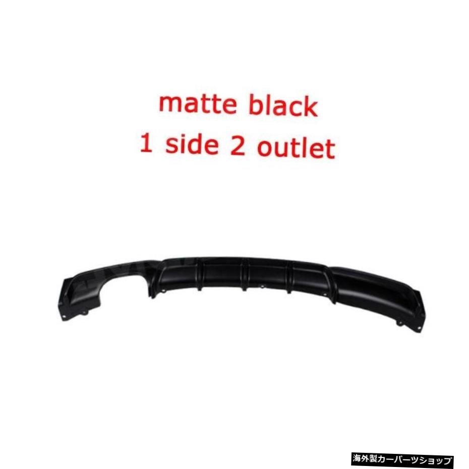 【マットブラック】カーボンルック/グロスブラックリアバンパーリップディフューザースポイラーBMW3シリーズF30F35320i328iMスポーツ2012-2018フィンシャークスタイル 【Matte Black】Carbon Look/Gloss Black Rear Bumper Lip Diffuser Spoiler for BMW 3 Ser【並行輸入品】