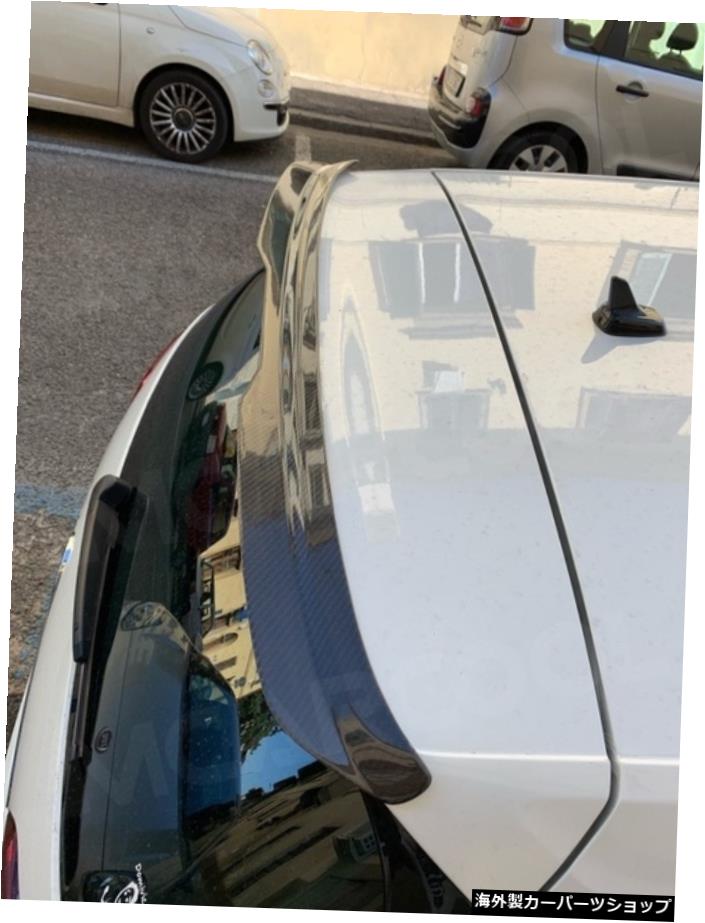 【CFスタンダードワゴン】フォルクスワーゲンVWゴルフ用カーボンファイバー/ABSリアルーフスポイラーバックウィンドウウィング77.5VII MK7 MK7.5 GTIRRlineスタンダードワゴン14-19 【CF Standard Wagon】Carbon Fiber/ABS Rear Roof Spoiler Back Window Wing【並行輸入品】