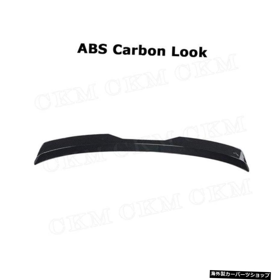 【ABSカーボンルック】ABSグロスブラック/カーボンルックリアルーフスポイラーリップウィングforVWフォルクスワーゲンゴルフ8Mk82020 UP 【ABS Carbon Look】ABS Gloss Black/Carbon Look Rear Roof Spoiler Lip Wings For VW Volkswagen Golf 8 Mk8 2020 UP【並行輸入品】