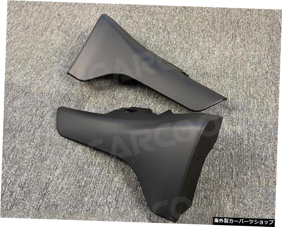 【PPプライマーフロント】ABS素材カーボンファイバーリアバンパースプリッターインフィニティQ50ベーススポーツ用マッドガードトリム2014201520162017カバー 【PP primer Front】ABS Material Carbon Fiber Rear Bumper Splitters Mudguard Trims for Infiniti【並行輸入品】