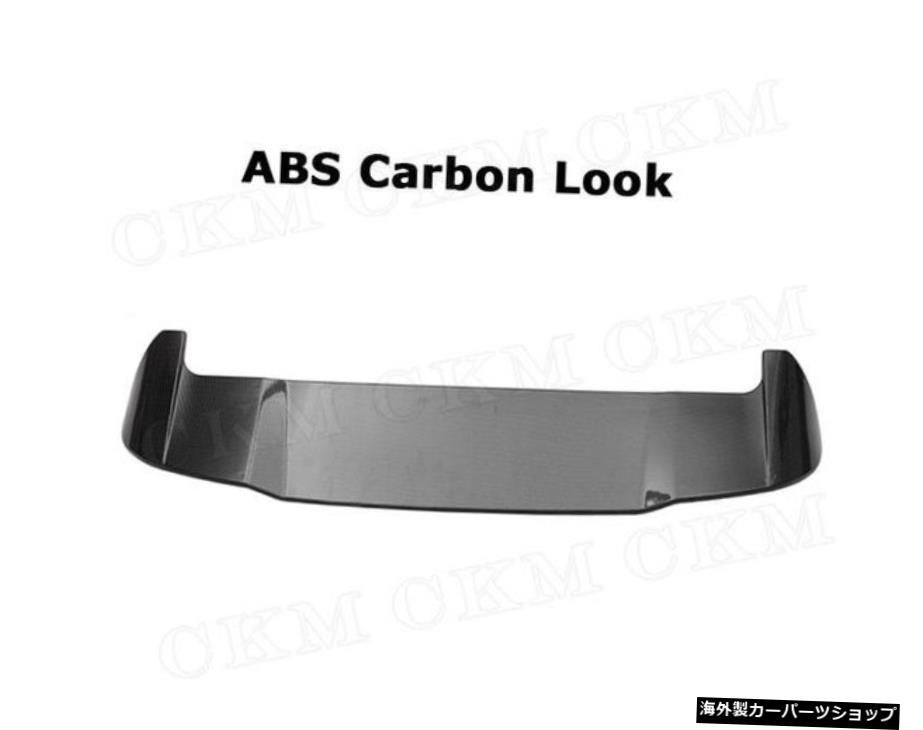 【ABSカーボンルック】カーボンファイバー素材カーアクセサリーリアルーフスポイラーABSグロスブラックリップウィングスforBMWX3 G01 2018-2020 【ABS Carbon Look】Carbon Fiber Material Car Accessorise Rear Roof Spoiler ABS Gloss Black Lip Wings For 【並行輸入品】