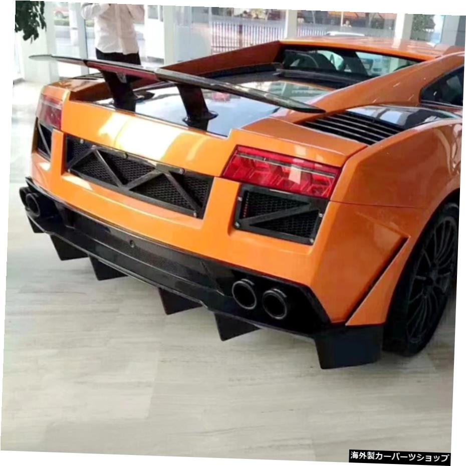 ランボルギーニガヤルドのカースタイリングLP540/LP550 / LP560 2007-2014リアルカーボンファイバーリアトランクブーツリップスポイラーウィングデコレーション Car Styling For Lamborghini Gallardo LP540/LP550/LP560 2007-2014 Real Carbon Fiber Rear Tru【並行輸入品】｜Us Custom Parts Shop USDM