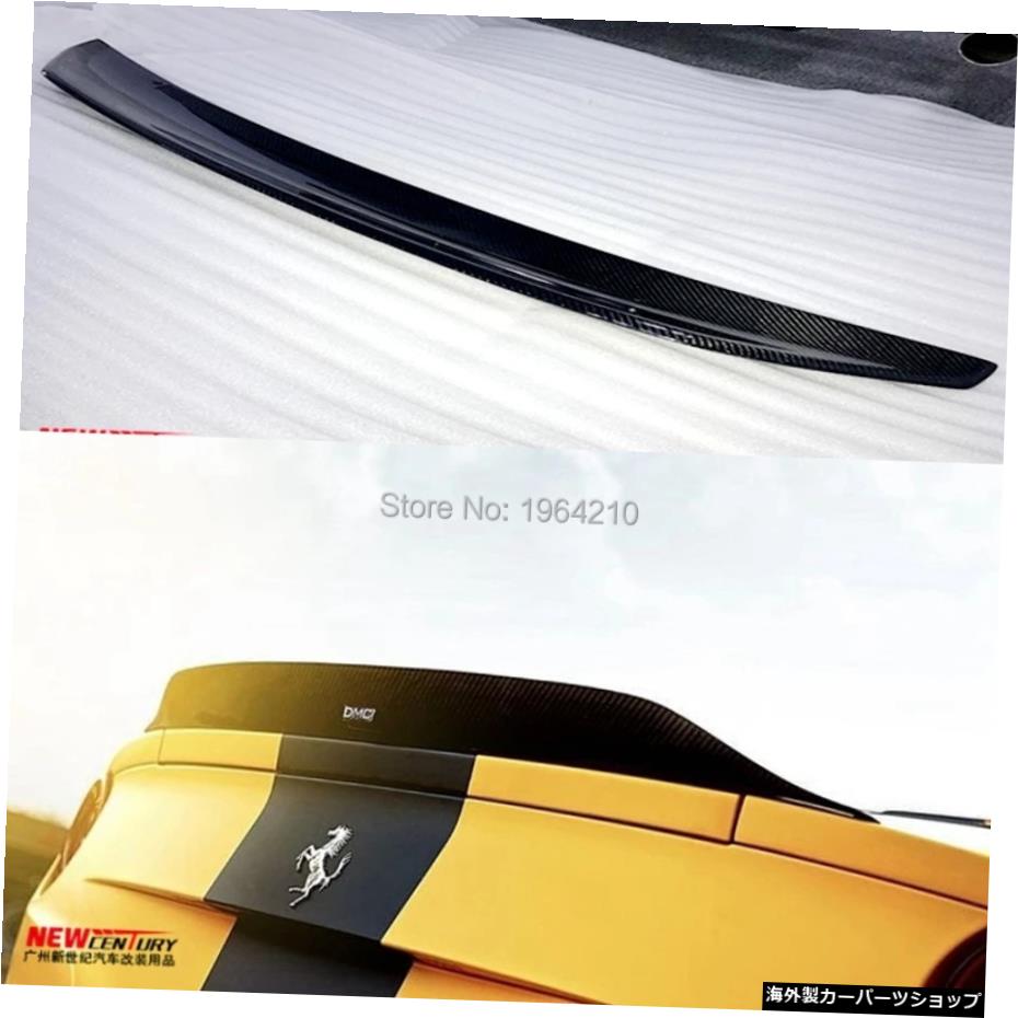 フェラーリ12SPIDER2011 2012 20132014 Car Styling Carbon Fiber Modified Rear Roof Spoiler Tail Trunk Boot Wing For Ferrari 12 SPIDER 2011 2012 2013 2014【並行輸入品】