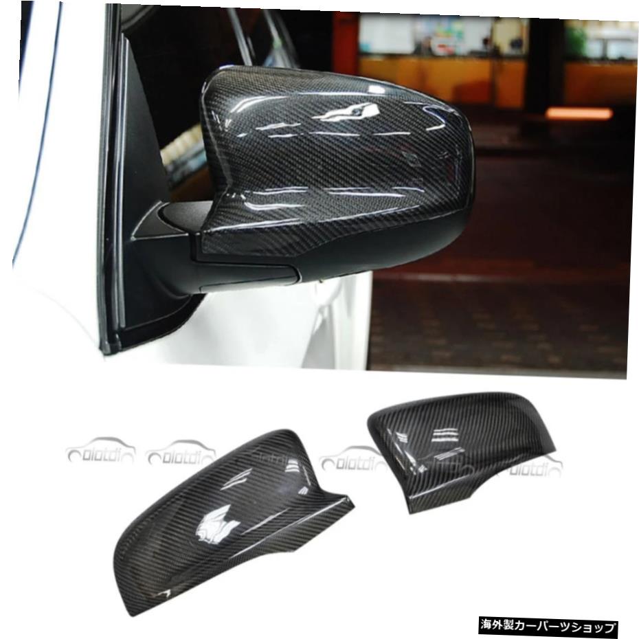 E70用E71X5MX6Mリアビューミラーカバーサイドミラーキャップリアルカーボンファイバー For E70 E71 X5M X6M Rear View Mirror Covers Side Mirror Caps Real Carbon Fiber【並行輸入品】