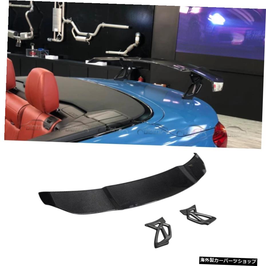 BMW F80 F82 F87 M2 M3 M4GTレーシング2014用ブラックリアルカーボンファイバーリアトランクウィングスポイラー-up Black Real Carbon Fiber Rear Trunk Wing Spoiler for BMW F80 F82 F87 M2 M3 M4 GT Racing 2014-up【並行輸入品】