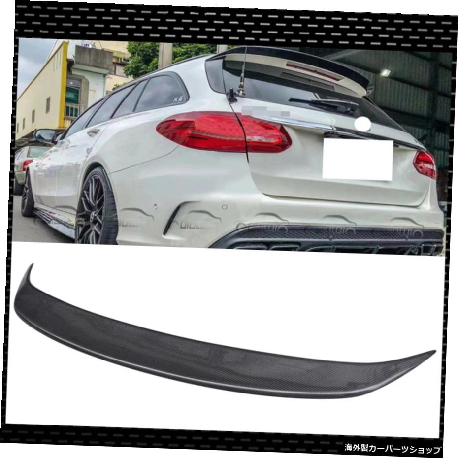 メルセデスベンツCクラスW2055Dハッチバック2015-2021AMGウィングカースタイリング用カーボンファイバーリアスポイラートランクウィング Carbon Fiber Rear Spoiler Trunk Wing For Mercedes-Benz C Class W205 5D Hatchback 2015-2021 AMG Wings Car Styling【並行輸入品】