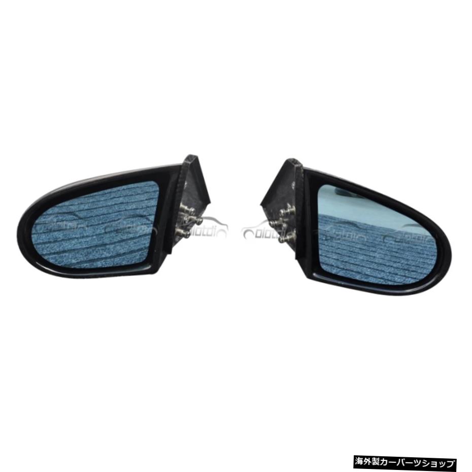 ホンダCRX1888-1991カースタイリング用カーボンファイバーバックミラーサイドミラー交換 Carbon Fiber Rear View Mirror Side Mirror Replacement For Honda CRX 1888-1991 Car Styling【並行輸入品】
