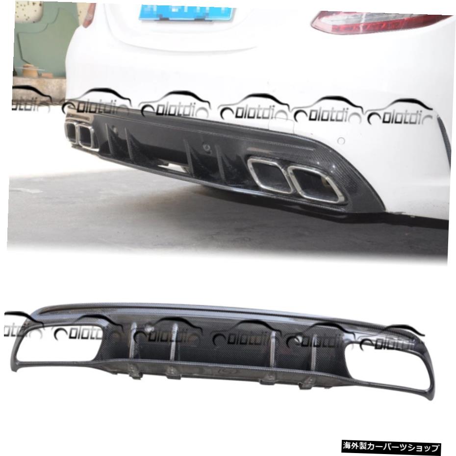 メルセデスベンツCクラスW205C43C63 AMG 2014-2019 Carbon Fiber Rear Bumper Diffuser Lip Spoiler Splitter Fits for Mercedes BENZ C CLASS W205 C43 C63 AMG 2014-2019【並行輸入品】｜Us Custom Parts Shop USDM