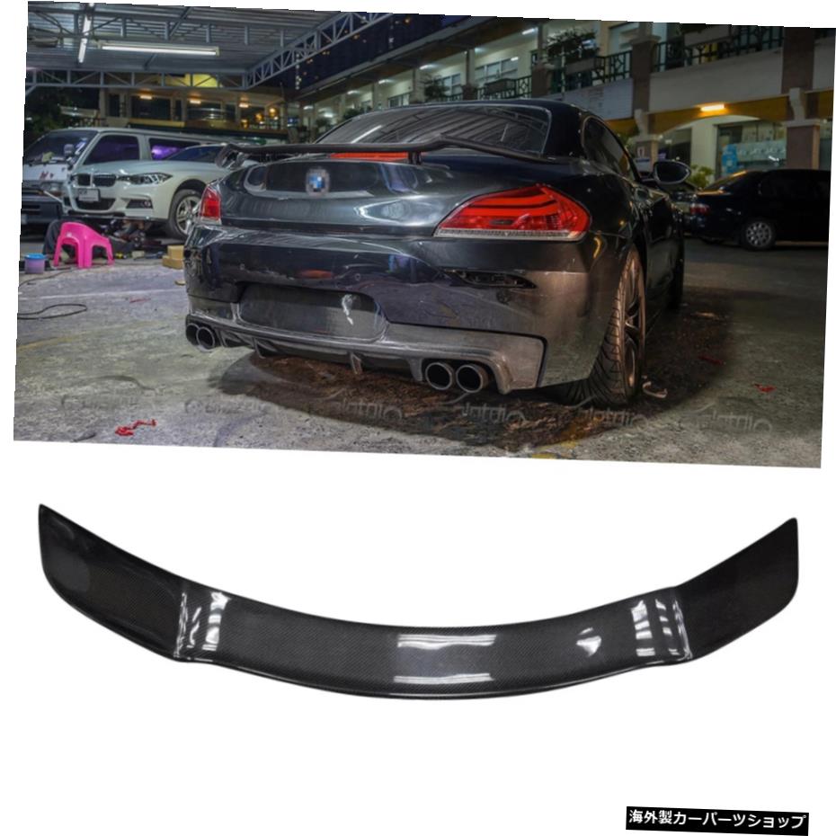BMW Z4 E892009-2013用Z4カーボンファイバーオートカーリアトランクスポイラーウィングブーツ Z4 Carbon Fiber Auto Car Rear Trunk Spoiler Wing Boot for BMW Z4 E89 2009-2013【並行輸入品】