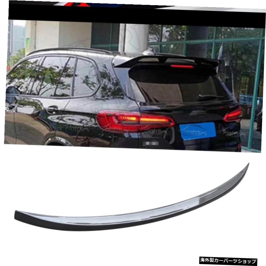 BMW X5 G05 2019UPカースタイリング用カーボンファイバーリアトランクスポイラーミドルウィングリップブーツ Carbon Fiber Rear Trunk Spoiler Middle Wing Lip Boot for BMW X5 G05 2019UP Car Styling【並行輸入品】