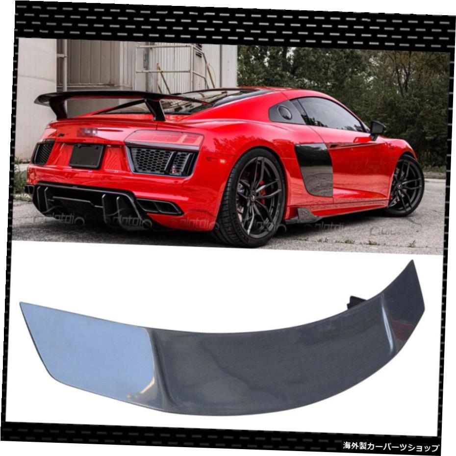 リアルカーボンファイバーリアトランクウィングスポイラーブートリップアウディR82016-2020カースタイリング Real Carbon Fiber Rear Trunk Wing Spoiler Boot Lip For Audi R8 2016-2020 Car Styling【並行輸入品】 303,600円