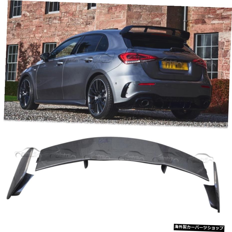 メルセデスベンツAクラスW177ハッチバック20192020用カーボンファイバールーフリップリアルーフスポイラーウィング Carbon Fiber Roof Lip Rear Roof Spoiler Wing for Mercedes-Benz A Class W177 Hatchback 2019 2020【並行輸入品】｜Us Custom Parts Shop USDM 90,750円
