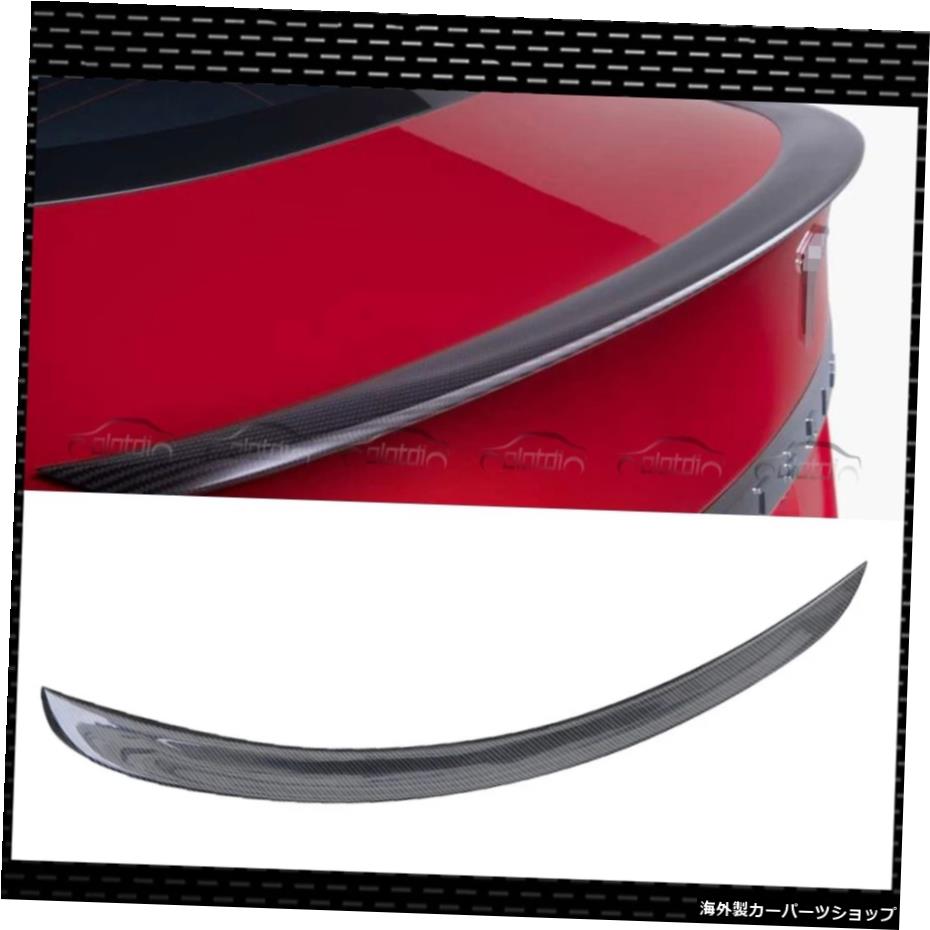 テスラモデルSセダン用リアルカーボンファイバーリアスポイラーウィングブーツ2012-2019カースタイリング Real Carbon Fiber Rear Spoiler Wing Boot for Tesla Model S Sedan 2012-2019 Car Styling【並行輸入品】 64,735円