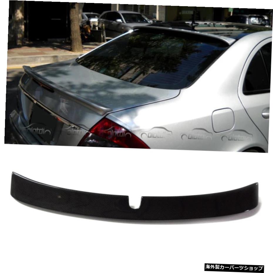 メルセデスベンツW211EクラスE300E430E500 E55 E63AMGセダン2004-2009 Carbon Fiber Rear Roof Spoiler Wing Lip Fits For Mercedes Benz W211 E Class E300 E430 E500 E55 E63 AMG Sedan 2004-2009【並行輸入品】